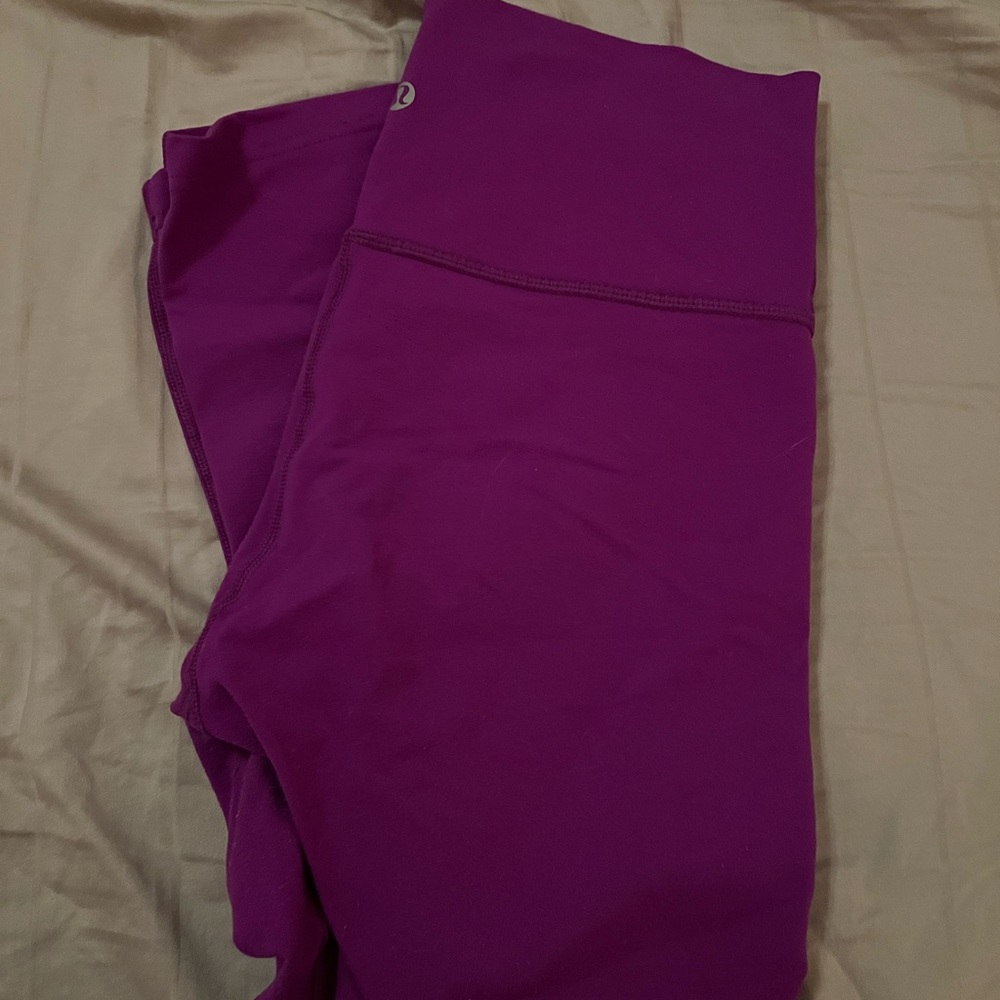 Lululemon purple leggings size 8